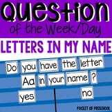 Question of the Day: Letters in my Name