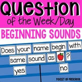 Question of the Day: Beginning Sounds