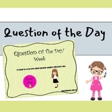 Question of the Day - Activity Themed for Preschool and Ki