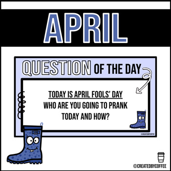 Preview of Question of the Day (April)