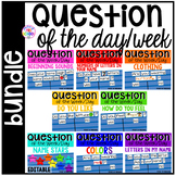 Question of the Day Bundle for Preschool, Pre-K, and Kindergarten