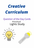 Question of the Day Cards-Lights Study Creative Curriculum