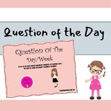 Question of the Day - Food Topic for Preschool and Kindergarten