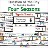 Question of the Day Seasons Bundle with Sign In Sheets