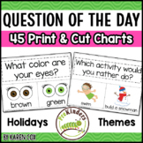 Question of the Day Graph Kit for Preschool, Pre-K, K