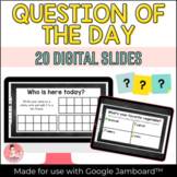 Question of the Day Interactive Activity with Google Jamboard™