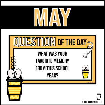 Preview of Question of the Day (May)