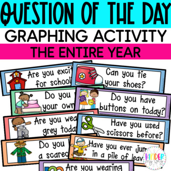 Preview of Question of the Day | Morning Meeting Graphing | Kindergarten & Preschool