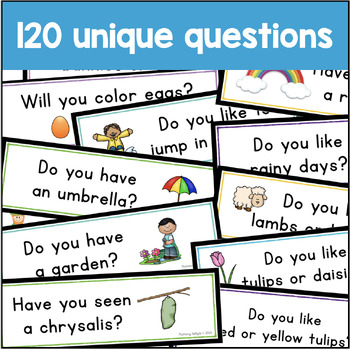 Question of the Day Bundle: Four Seasons (Pocket Chart Cards) | TpT