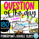 Question of the Day Slides l Digital Questions of the Day 