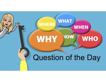 Preview of Question of the Day activity
