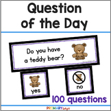 Question of the Day Preschool & Kindergarten with 100 Ques