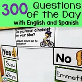 Question of the Day for Preschool and Kindergarten with Spanish