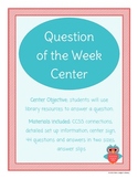 Question of the Week Library Center