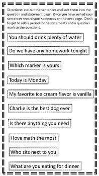 question or statement activity by rebecca bestoso tpt