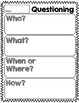 Questioning Reading Strategy Activities - Free by Tess the Krafty Teacher