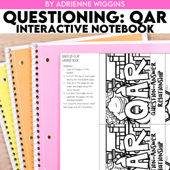 Preview of Questioning Interactive Notebook: QAR/Stoplight ?s