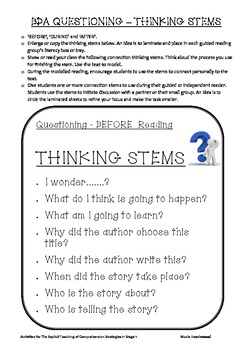 english success 12 for grade pdf Strategy Strategy by Questioning Series Comprehension