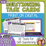 Questioning Task Cards and Digital TpT Easel & Google Slid