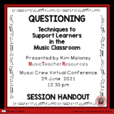 Questioning Techniques to Support Learners in the Music Classroom