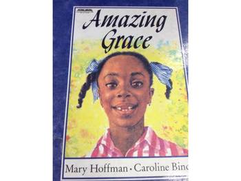 amazing grace by mary hoffman summary