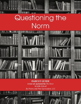 Preview of Questioning the Norm Workbook (with The Giver)