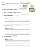 Questionnaire for Students-Get to know you/How do you like