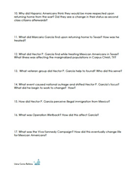 Pbs Latino American Episode 3 War And Peace Worksheet Answer