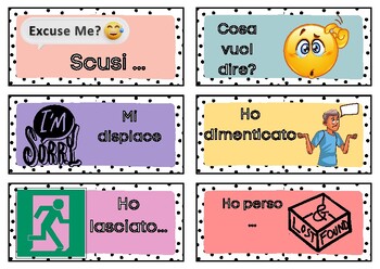 Preview of Questions and Phrases for an Italian Classroom