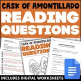 Questions for Cask of Amontillado - Analyze Setting, Irony
