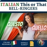 Questo o Quello: Italian This or That Bell-ringers on Goog