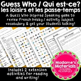 Qui est-ce? / Guess Who Speaking Game to Review French Hob