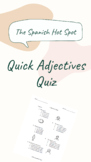 Quick Adjectives Quiz