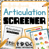 Quick Artic Screener - Informal Articulation Screener