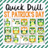 Quick Artic St. Patrick's Day Game for speech therapy or a