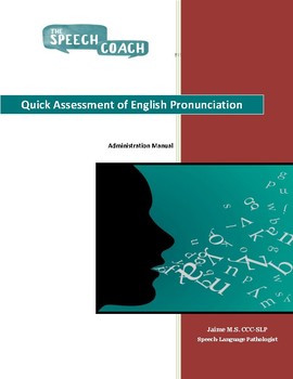Preview of Quick Assessment of English Pronunciation