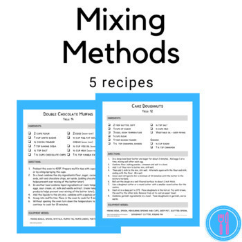 Preview of Quick Bread And Baking Recipes For The FCS Classroom