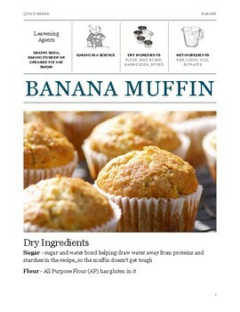 Preview of Quick Bread Muffin Handout Explaining Ingredients