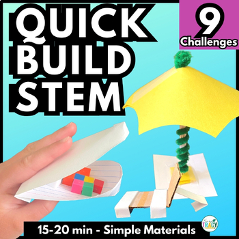 Quick Build STEM Center Activities Bundle 5 - End of School Year Fun ...