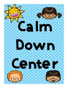 Quick Classroom Calm Down Center by For the Love of Elementary | TpT