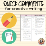 Quick Constructive Feedback Comments for Student Writing, 