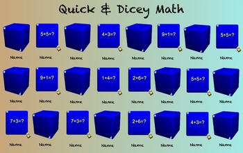 Preview of Quick & Dicey Math
