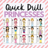 Quick Drill Princess Game for speech therapy or any skill drill