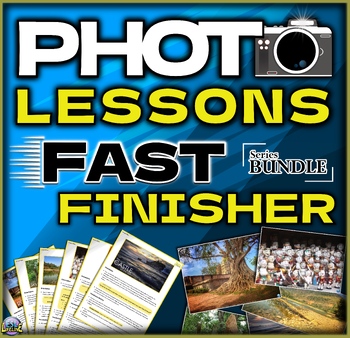 Preview of No Prep Supplementary ESL Activities | Photo Lessons for Fast Finishers BUNDLE
