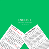 Quick & Easy Comprehensive Proofreading Activities for 5th