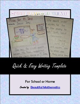 Preview of Quick Easy Writing Template FREEBIE!!!