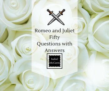 Preview of Romeo and Juliet: Quick Questions. Comprehension & Figurative Language