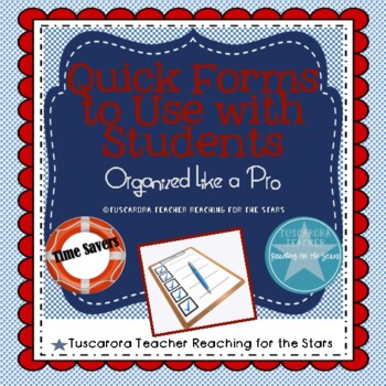 Preview of Quick Forms to Use with Your Students