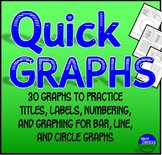 Graphing Practice 30 Quick Graph Sheets for Bar, Line, & P