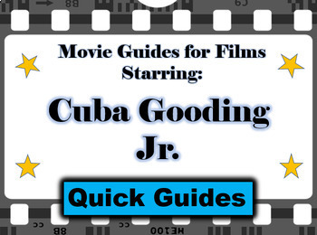 Preview of Quick Guide Bundle for Films Starring Cuba Gooding Jr. - 3 Quick Guides